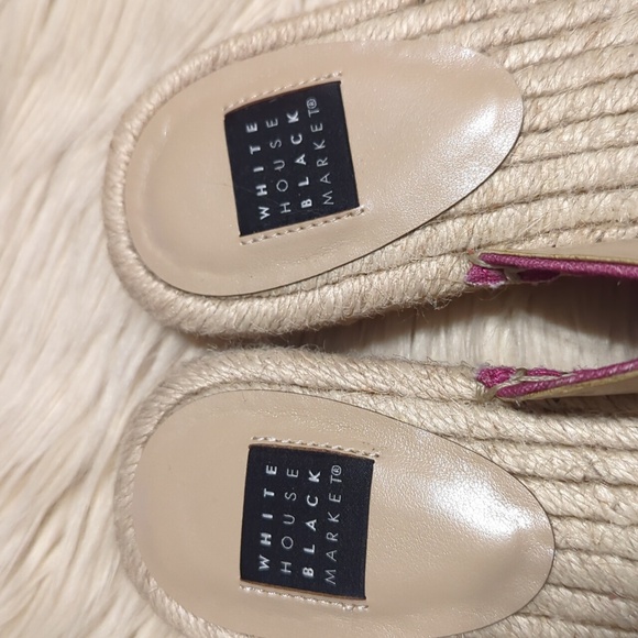 Jeweled Floral sunset Ombre Espadrille Slides mules size 5.5 M - Picture 6 of 10